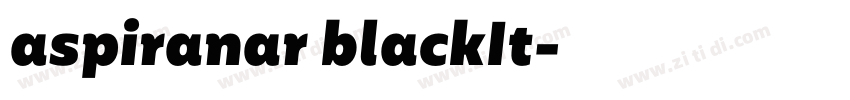 aspiranar blackIt字体转换